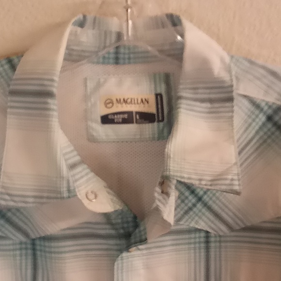 MAGELLAN OUTDOORS Classic Fit Western Size L white-green-black colors - Picture 9 of 12